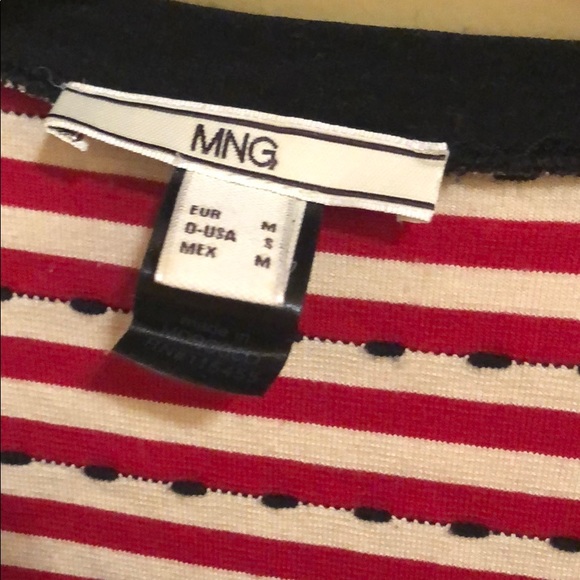 Mango Striped Sweater Top ! - Picture 3 of 4